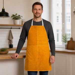 Leder Schürze