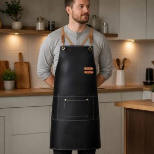 Schürze Mit Lederriemen
