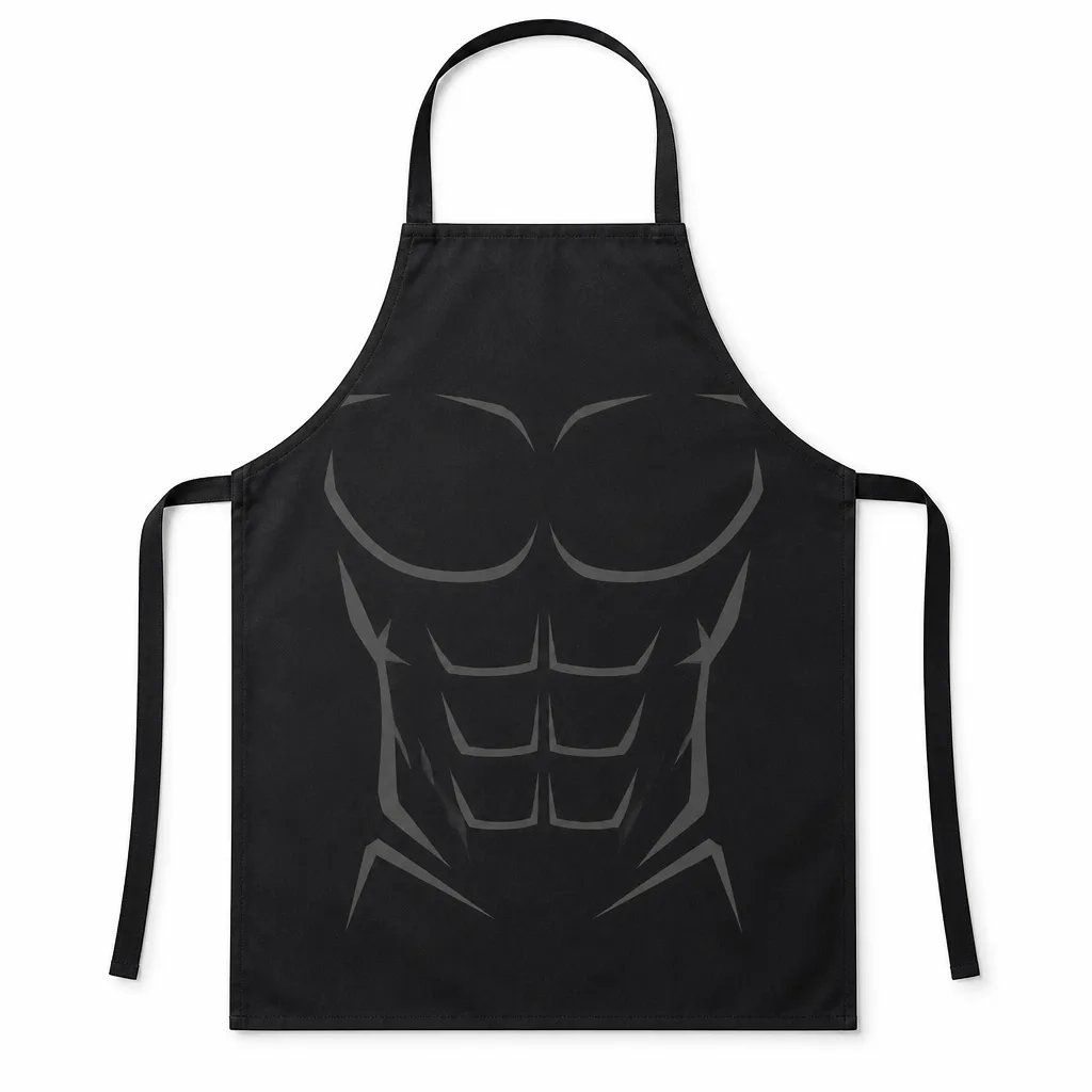 Männer Schürze Sixpack 1
