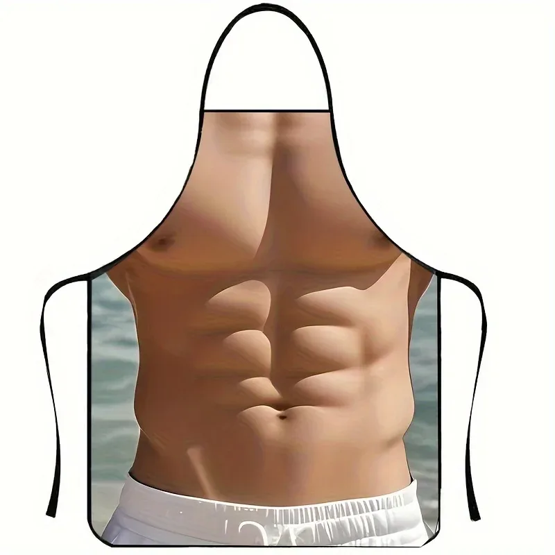 Männer Schürze Sixpack 3