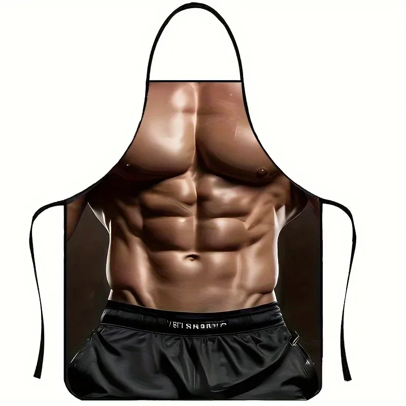 Männer Schürze Sixpack 4