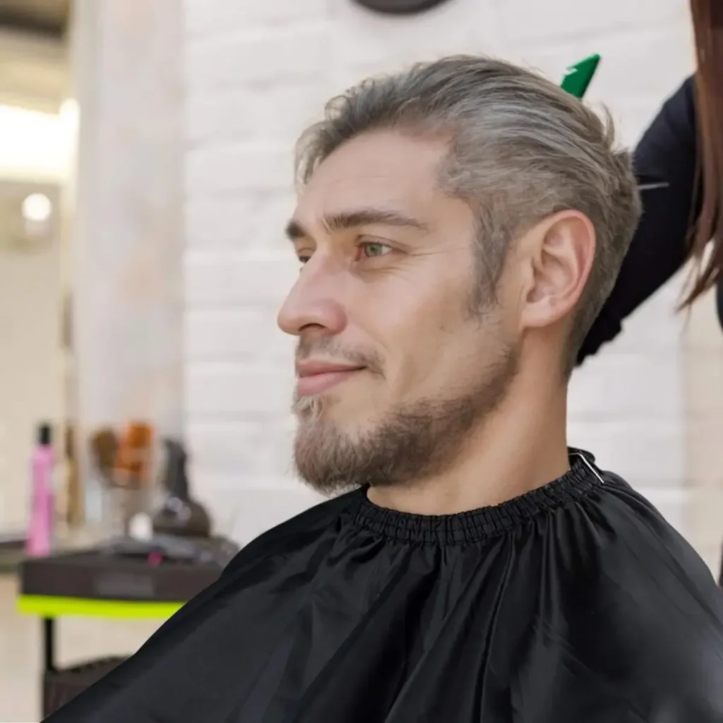 Friseur Schürze Schwarz 2