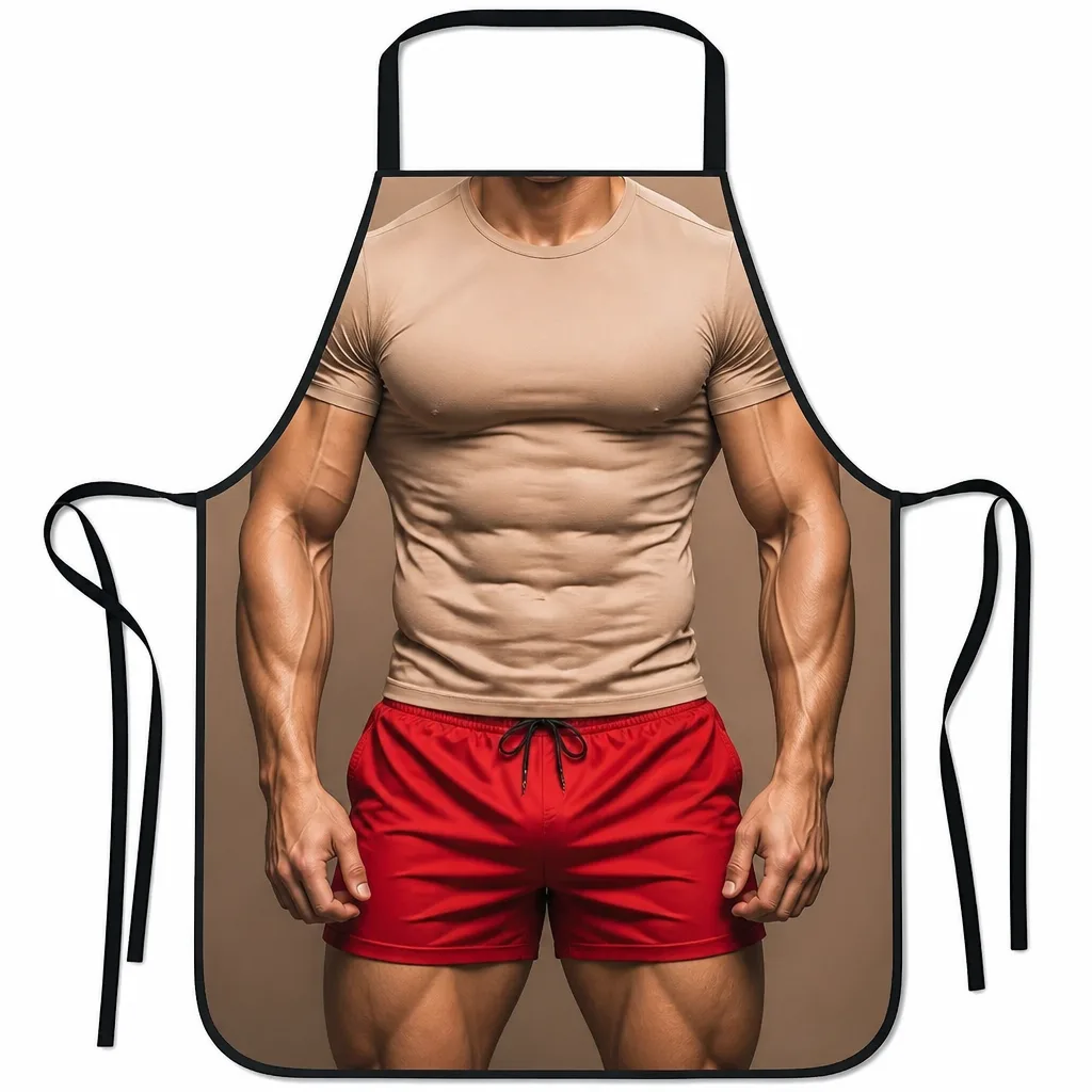 Nackter Mann Schürze 1