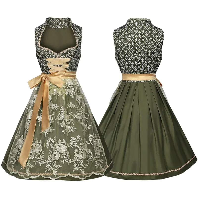 Samt Schürze Dirndl 2
