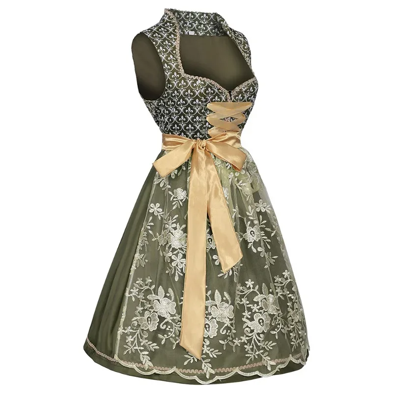 Samt Schürze Dirndl 3