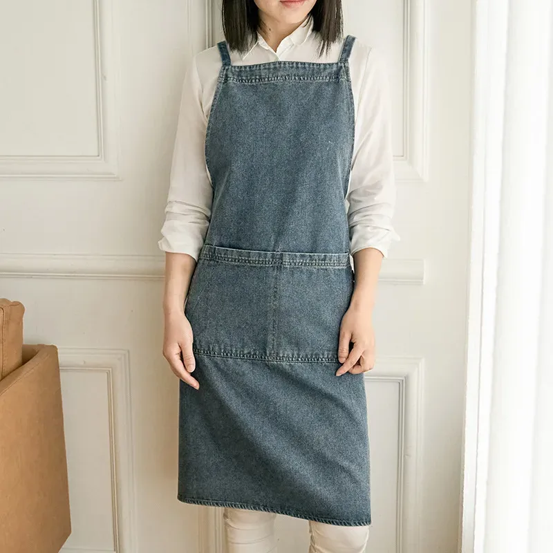 Jeans Schürze Gastro 2