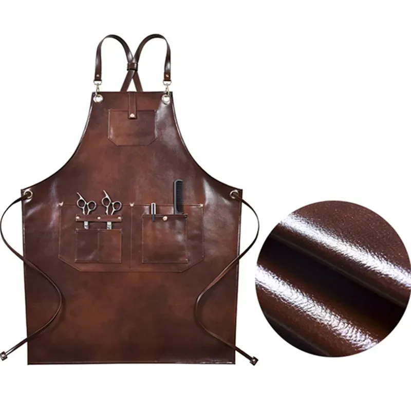 Barista Schürze Leder 2